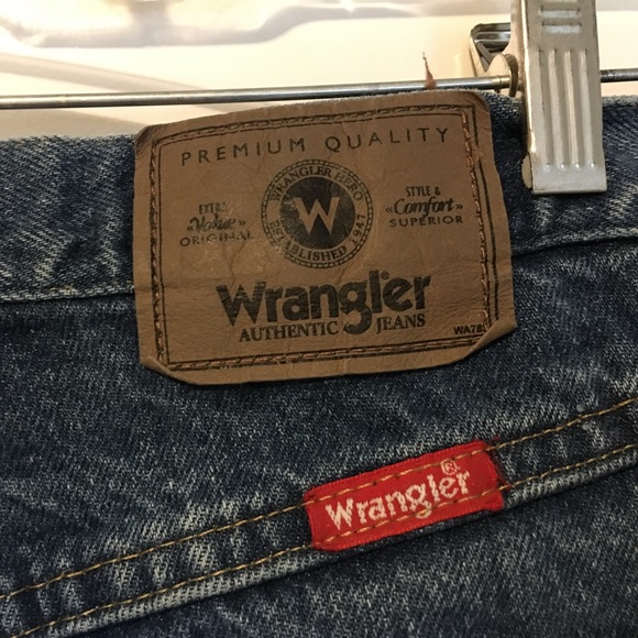 SOLD ON DEPOP❌WRANGLER STRAIGHT LEG DARK WASH JEAN - Picture 7 of 8